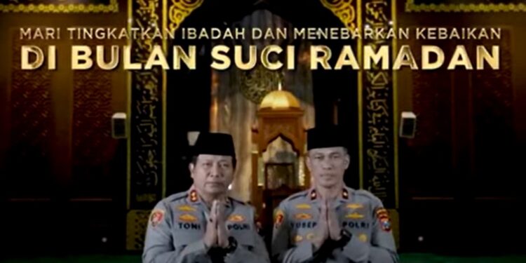 Pesan Kapolda Jatim Dan Wakapolda Jatim : Ayo Tingkatkan Ibadah Dan Kebaikan Di Bulan Suci Ramadhan