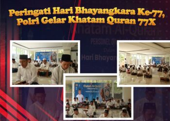 Momentum Hari Bhayangkara Ke-77, Divisi Humas Polri Gelar Khataman Al Qur’an 77 Kali
