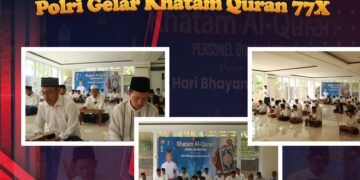 Momentum Hari Bhayangkara Ke-77, Divisi Humas Polri Gelar Khataman Al Qur’an 77 Kali
