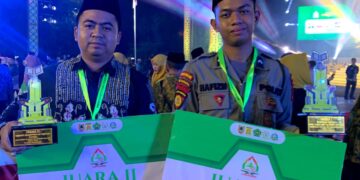 Ukir Prestasi, Dua Anggota Polda Kalsel Sabet Juara 1 dan 2 di MTQ Tingkat Provinsi 