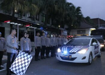Peduli Kemanusiaan Polresta Malang Kota, Kirim 2 Truck Bantuan ke Palestina