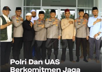 Polri Dan UAS Berkomitmen Jaga Persatuan Bangsa