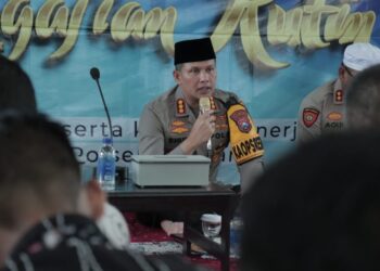 Binrohtal Akhir Tahun 2023, Kapolresta Malang Kota adakan Pengajian dan Ajak Anggotanya Doa Bersama