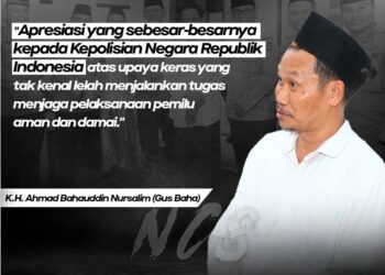Gus Baha Apresiasi Polri Wujudkan Pemilu Aman dan Damai, Minta Masyarakat Terus Jaga Kerukunan