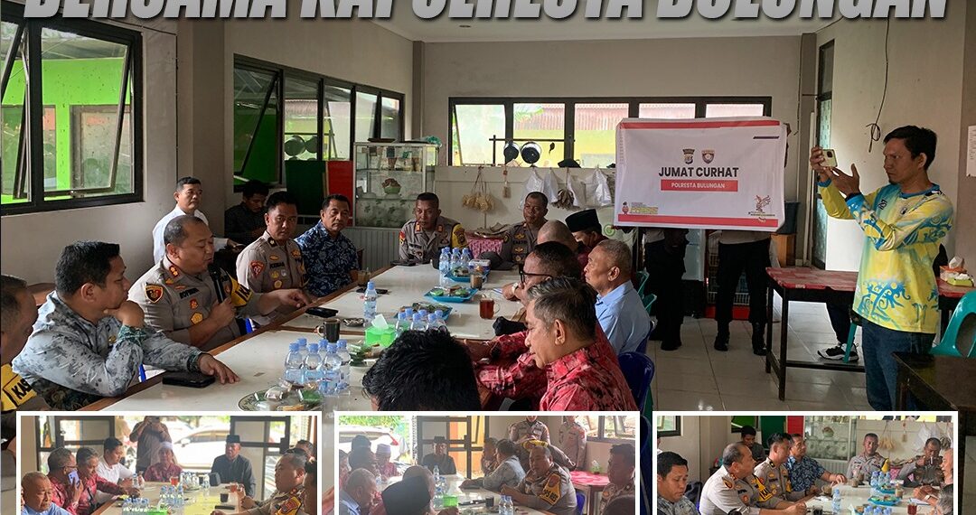 Kapolresta Bulungan Gelar Program Jum’at Curhat, Wadah Masyarakat untuk Menyampaikan Aspirasi dan Keluhan