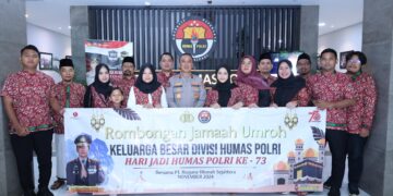 Hari Jadi Humas Polri Ke-73, Kadiv Humas Beri Apresiasi Berangkatkan Personel dan Media Ibadah Umroh