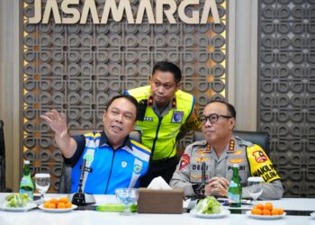 Wakapolri Turun Lansung Monitoring Arus Balik Nataru di Command Center Tol Jasa Marga Jatiasih