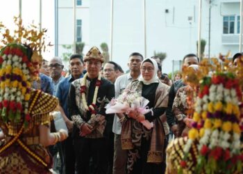 Forkopimda Sumsel Sambut Kapolda Baru Irjen Pol Sandi Nugroho di Palembang