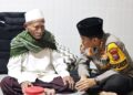 Kapolresta Banyuwangi melaksanakan Silahturahmi di kediaman KH. Suyuti Ponpes Mansya’ul Huda Tegaldlimo